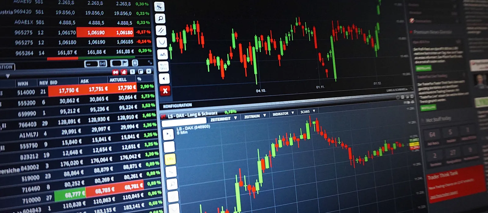 تابلوی قیمتِ زنده در تریدلب